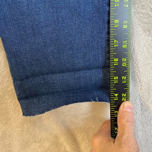 KanCan Women's Jeans Size 31 High Rise Button Fly Medium Wash Straight-Leg Denim - Picture 3 of 12